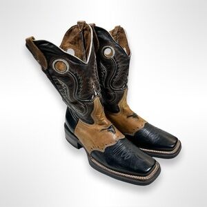 AGAVE BOOTS square toe western boots